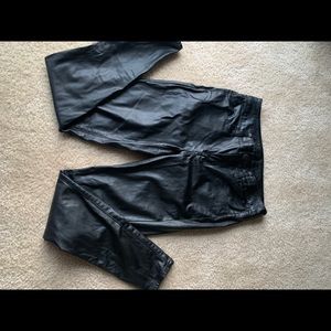 Faux Leather American Eagle Hi-Rise Jegging